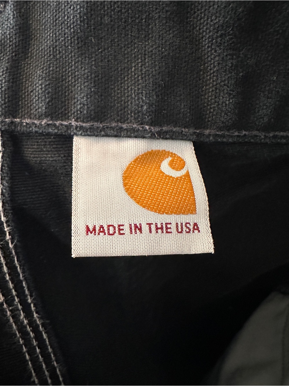 Carhartt double knee black helmets to hardhats vintage made in the USA pants - Picture 10 of 11